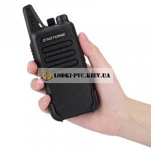 Рация Zastone ZT-X6 вид в руке