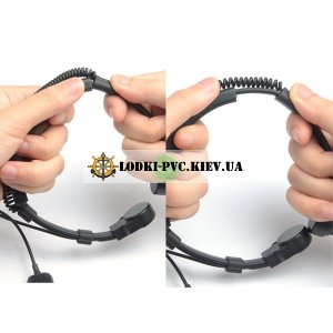 Гарнитура с ларингофоном TA-02 для рации Kenwood / Baofeng