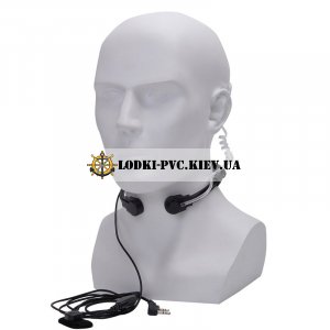 Гарнитура с ларингофоном TA-02 для рации Kenwood / Baofeng