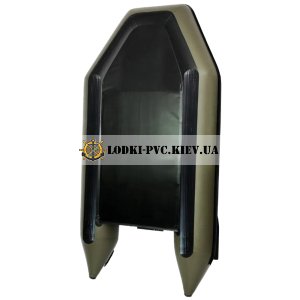 Лодка моторная надувная пвх двухместная ΩMega 270M S хаки