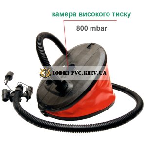 Насос пластиковый Borika с камерой высокого давления (6,3л+1,2л)