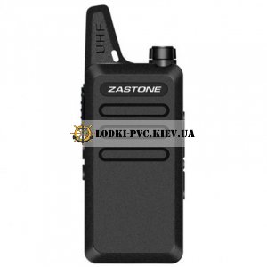 Рация Zastone ZT-X6 вид с переди цвет черный