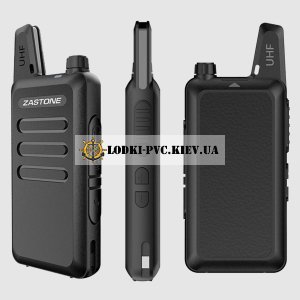 Рация Zastone ZT-X6 Type-C вид с трех сторон