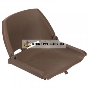 Пластиковое кресло для лодки цвет коричневый