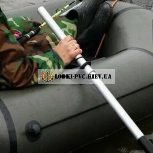 Уключина не поворотная + 2 фиксирующих кольца для лодок из пвх Аква