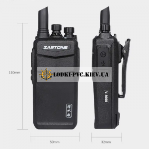 рация Zastone ZT-V1000 габаритные размеры